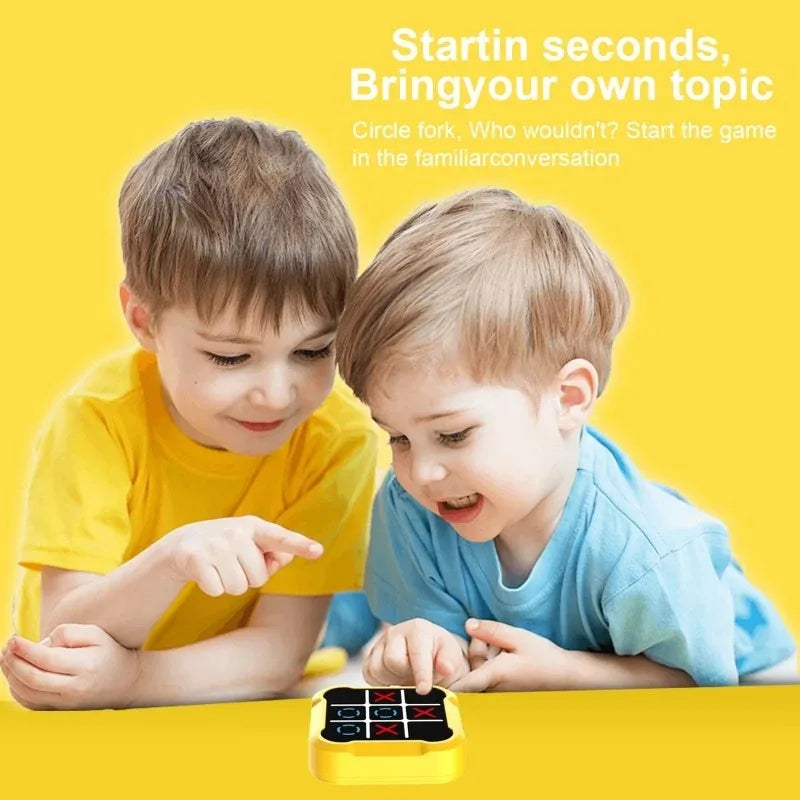 Infinite Tic Tac Toe – Console Portatile Touch con Effetti LED e Sfida Elettronica