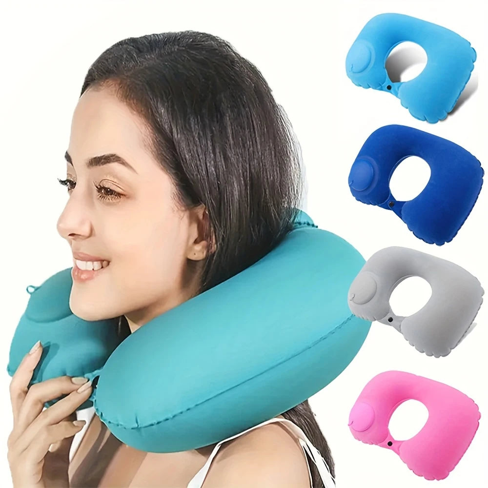 Cuscino da Viaggio Ergonomico Nimora – Supporto Cervicale Gonfiabile Ultra-Comfort