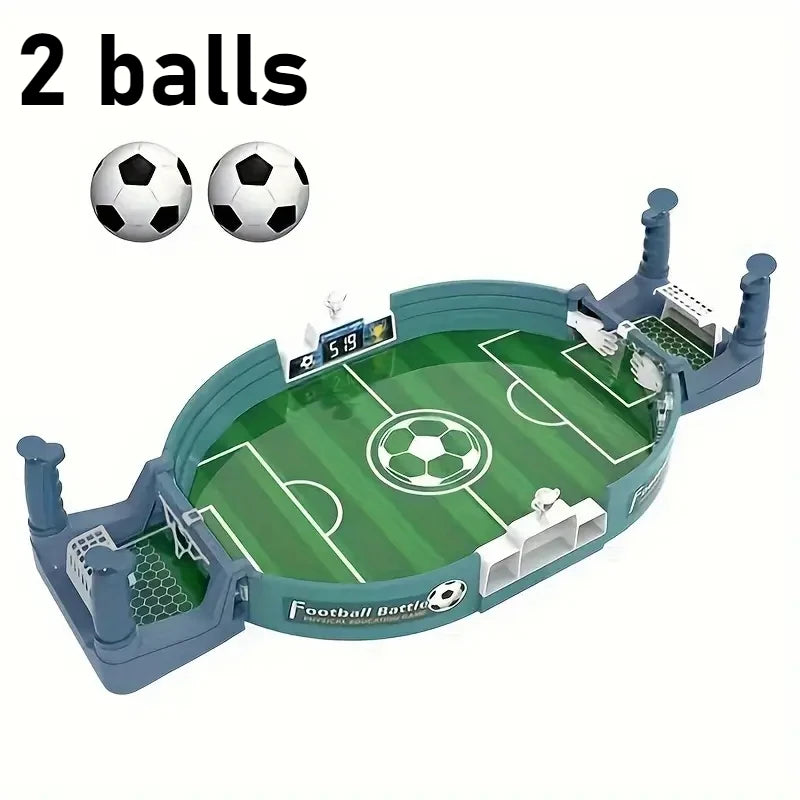 Mini Calcio Balilla da Tavolo – Gioco Arcade Portatile Interactive Soccer per 2 Giocatori – Kit con Palline Incluso