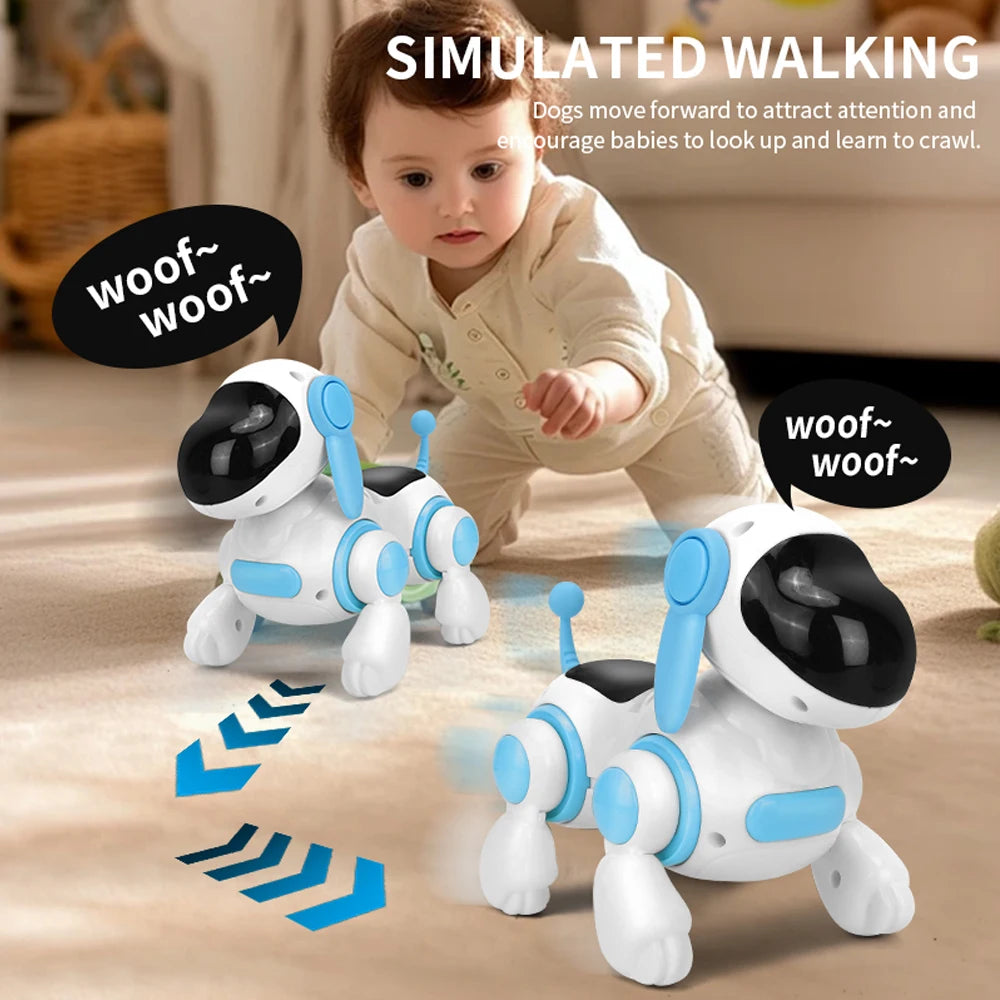 Smart Puppy Robot – Cagnolino Robotico Interattivo con Luci e Suoni per Bambini