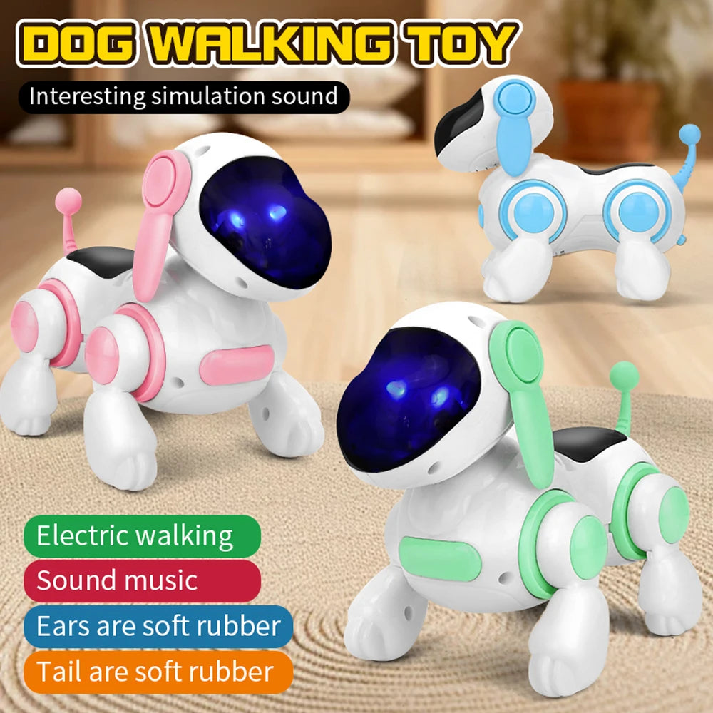 Smart Puppy Robot – Cagnolino Robotico Interattivo con Luci e Suoni per Bambini