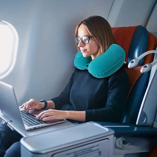 Cuscino da Viaggio Ergonomico Nimora – Supporto Cervicale Gonfiabile Ultra-Comfort